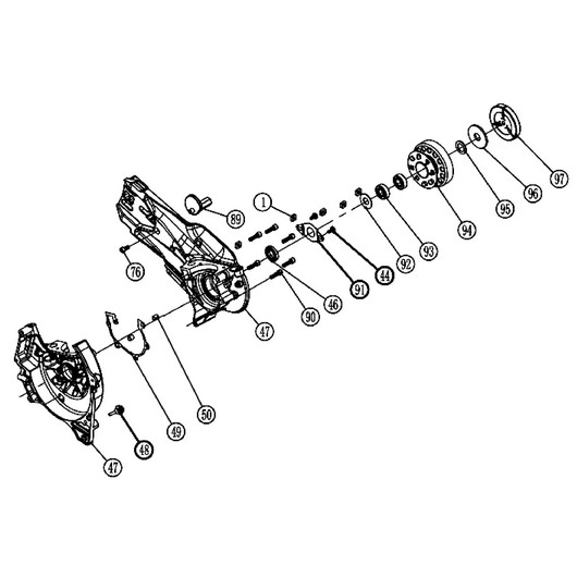 Картер и сцепление Champion CP350
